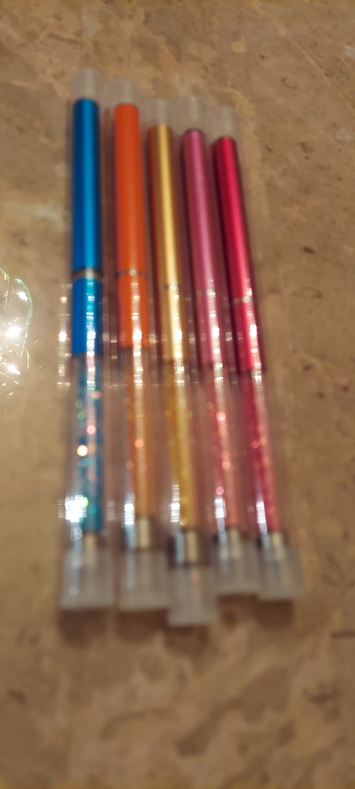 NAIL ART ART BRUSHES LOT OF FIVE FANCY ART BRUSHES VARIOUS SIZES