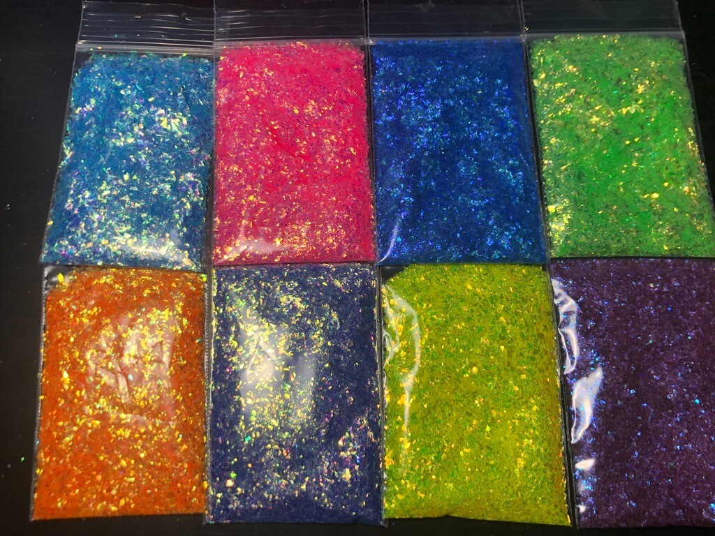 5G Iridescent High Sparkling Glitter Green nail acrylic gel craft US Seller
