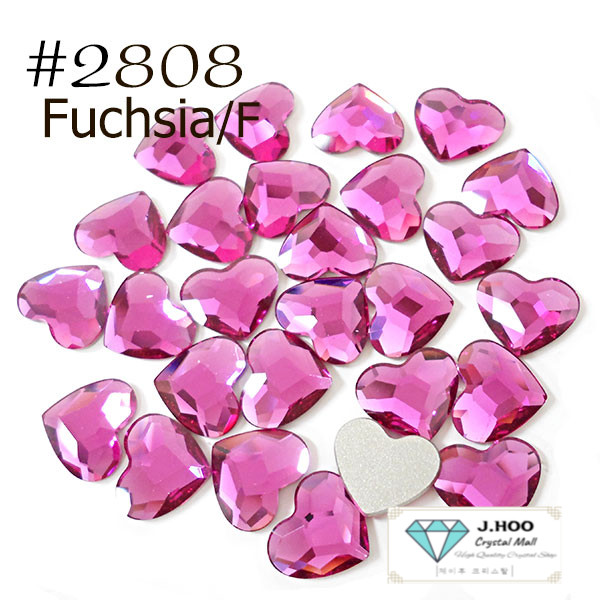 Swarovski 2808 Heart Flat Back 10mm(4pcs)