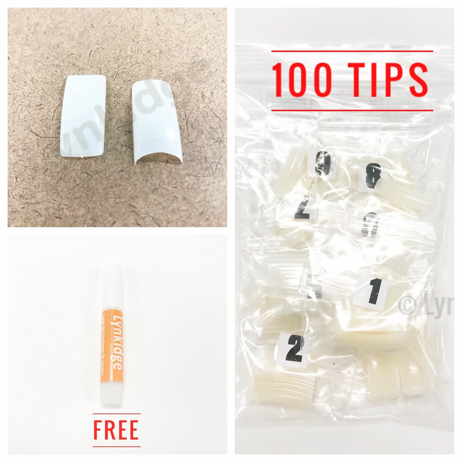 MultiColor Selection – 100PCS Acrylic Nail Tips