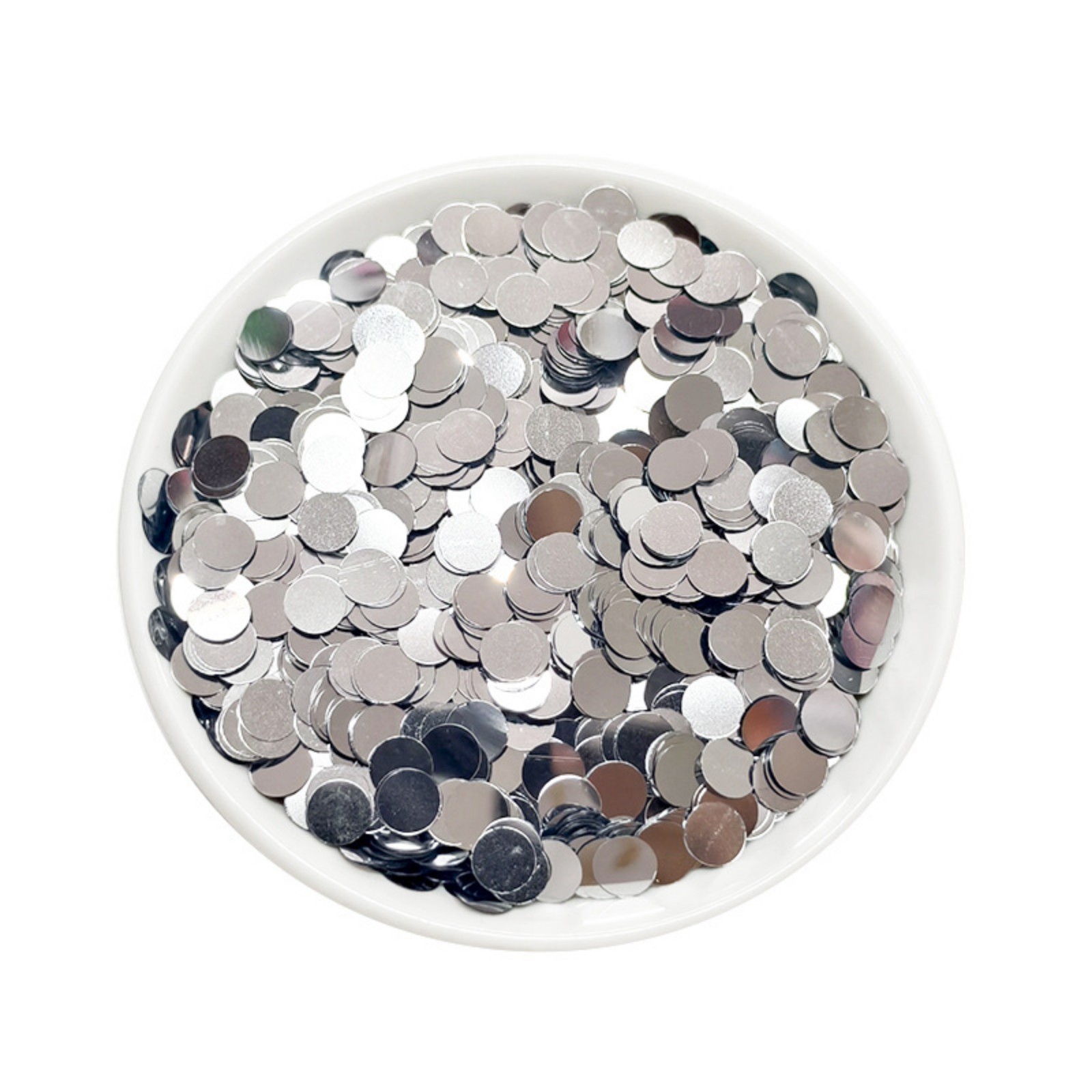 30/60gram Metallic Color Sequins Loose Flakes Round Dots 3-6mm Nail Art Tips