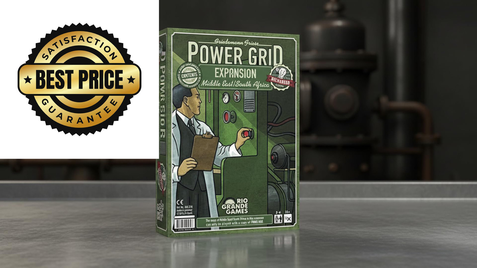 Rio Grande Games Power Grid Middle East South Africa Expansion Small, Game