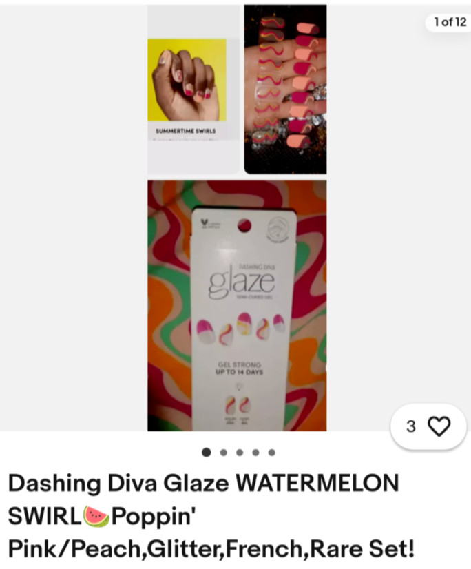 DASHING DIVA/KISS NAILS,RARE GLAZE, Toenails, Price Varies Per Item❣️Makeup+more