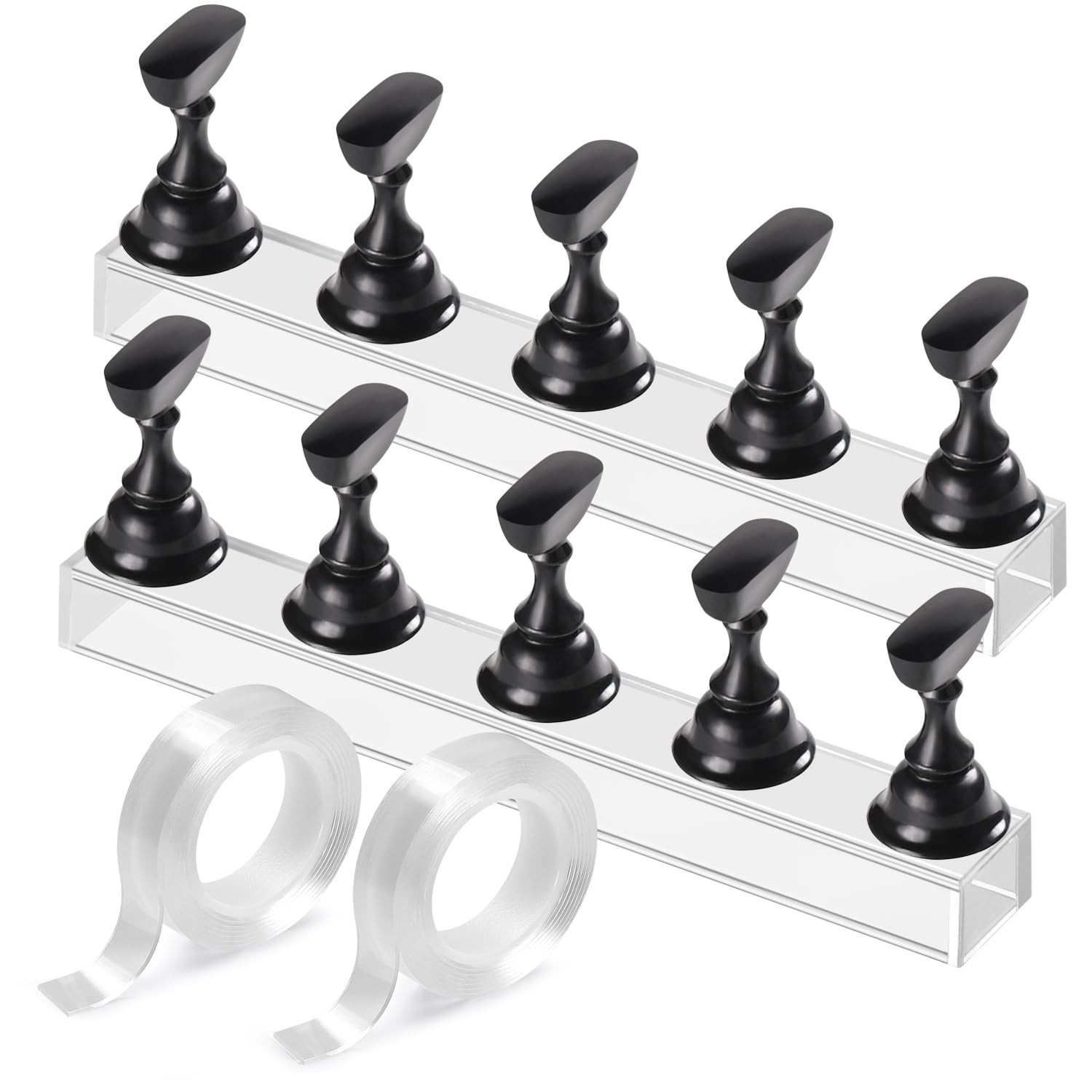 Nail Stand Acrylic Nail Art Display Stand Practice Nail Holder for Painting Nail