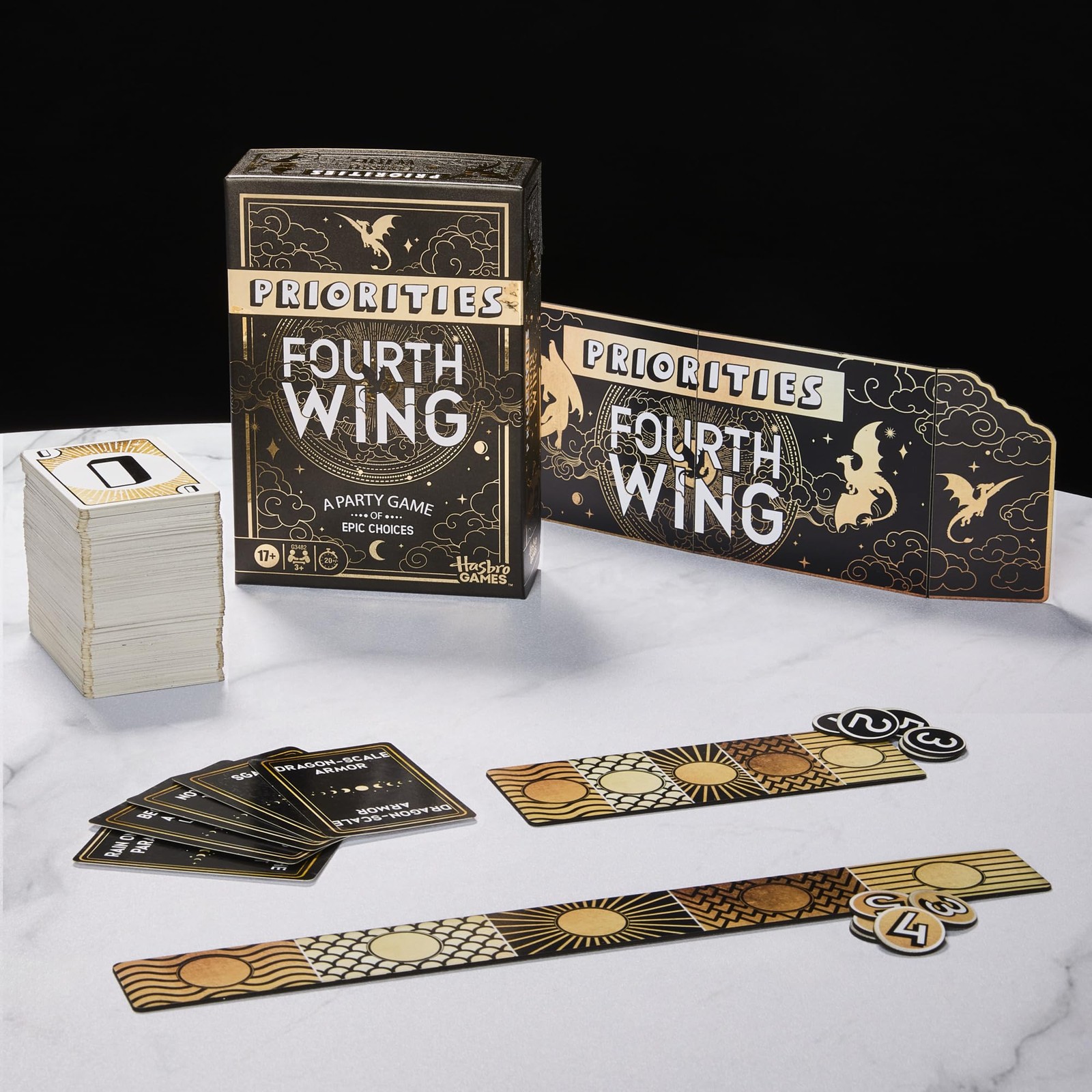 Hasbro Gaming Priorities Fourth Wing 4.49 x 1.61 x 6.5 inches, Multicolor