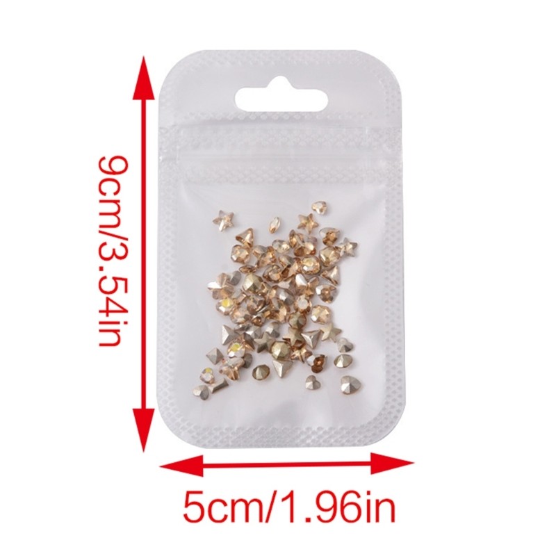 Glass Crystal Design 3D Nail Art Decorations Charm Diamond Jewelry Multi-Shape