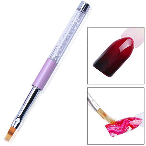 3Pcs Acrylic Nail Brush Set UV Gel Nail Ombre Brush Double-Head Sponge Pen