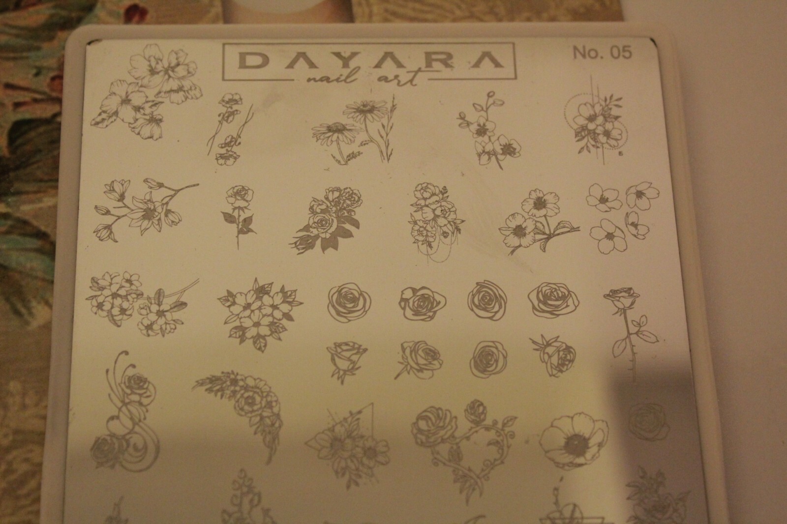 45 Flower designs DAYARA Stamping Plate For Stamped Nail Art Designs Stamp Tool