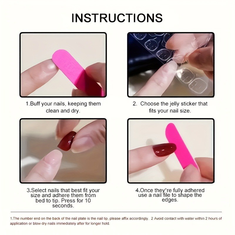 Heart Shaped Rose Nail Press, 48 DIY Nails, Ballet Nail Heart Design