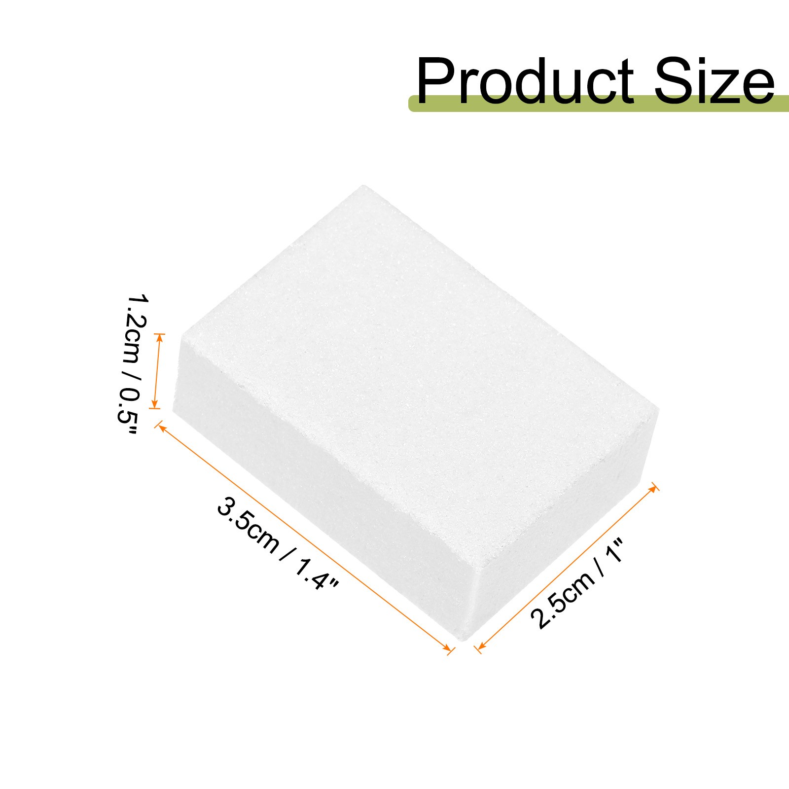 10pcs Nail Buffer Block 120 Grit Nail File for Nail Buffing, White