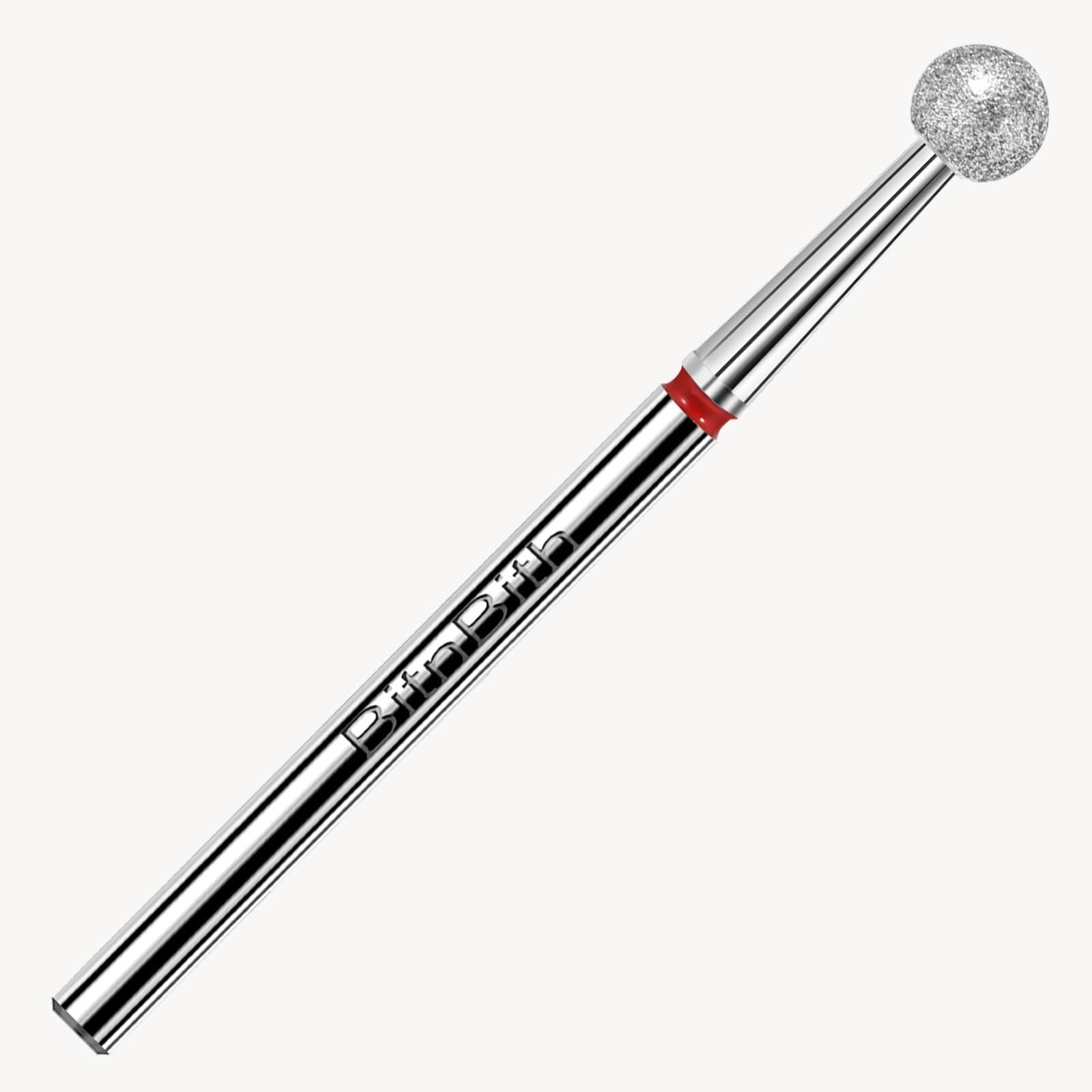 Ball Shape Diamond Nail Drill Bit 3/32″, Safety Cuticle Drill Bit Professiona…