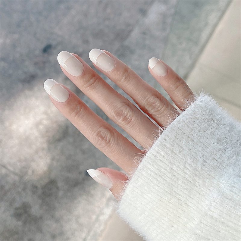 24Pcs False Nails Wearable Fake Nails Acrylic Nail Tips Press On Nail Full Cover