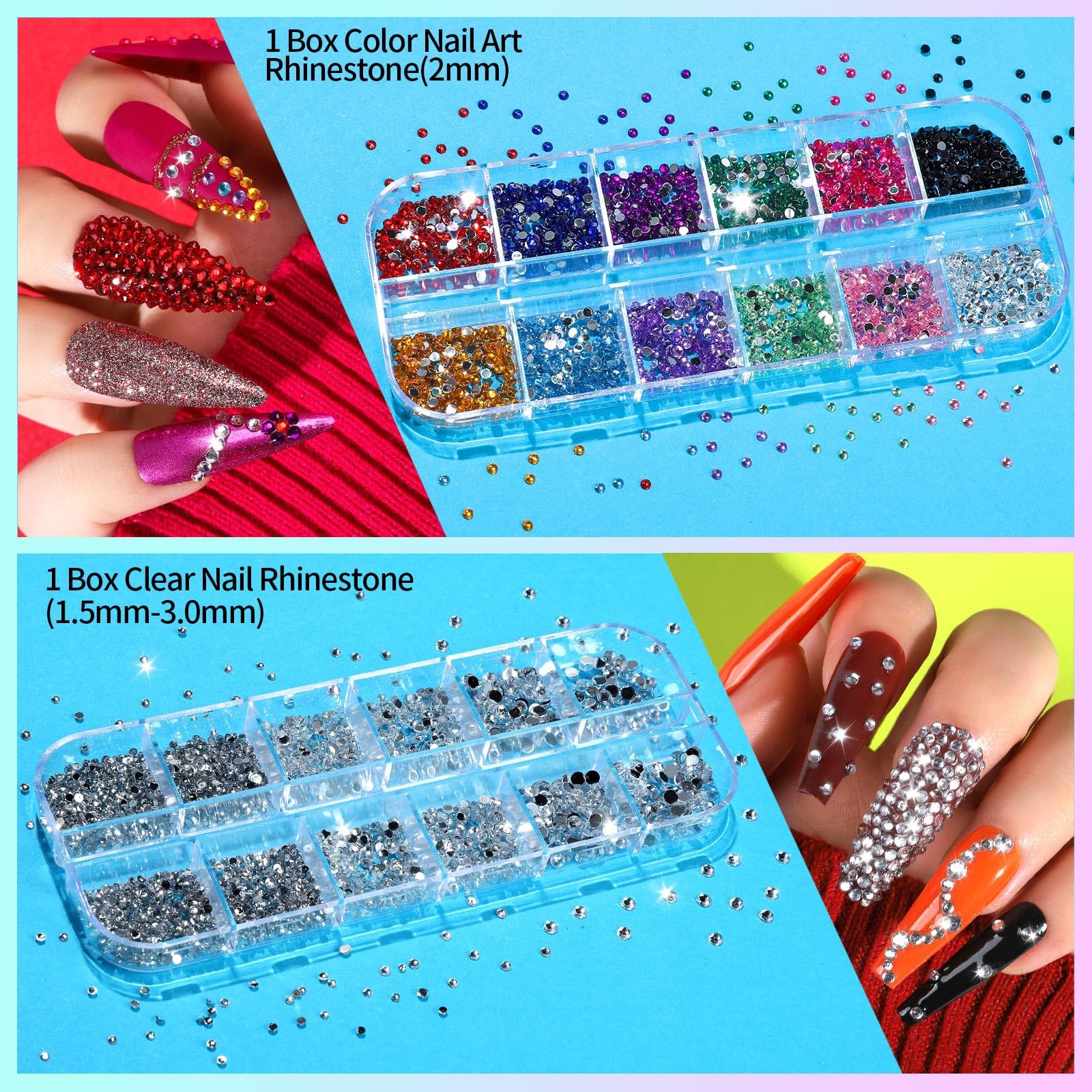 Teenitor Nail Art Brushes Set, Nail Art Tools, Nail Art Kit, Nail Art Supplies,