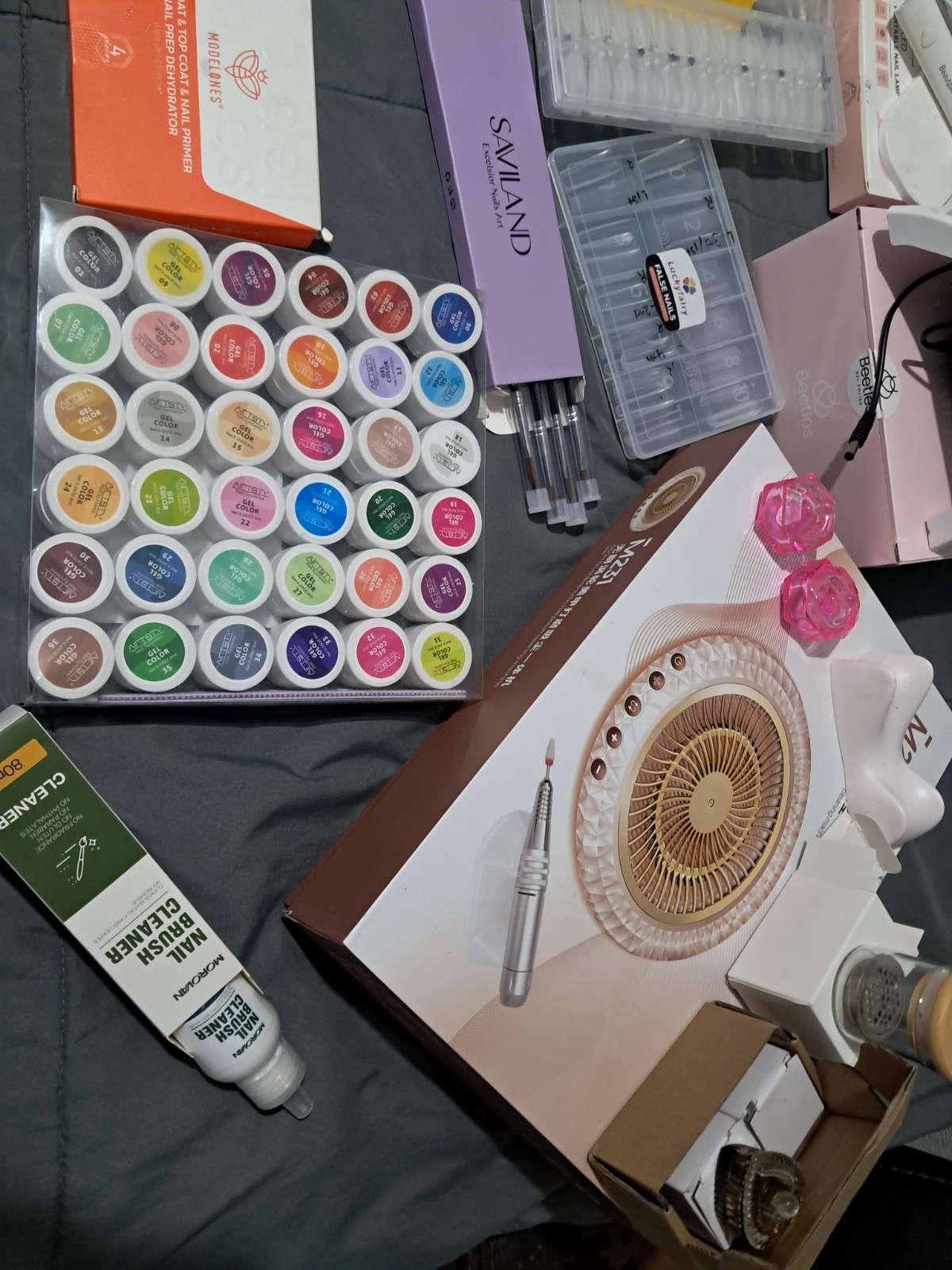 Nail lot!! HUGE!! Mixed Lot for nails/nail art(Gel & Acrylic)