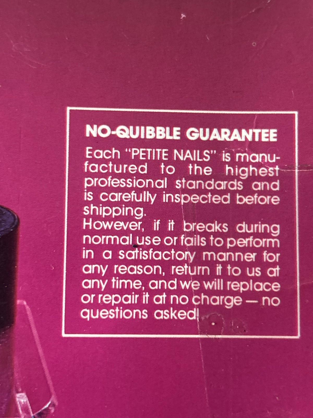 Vintage 80s Petite Nails Polishing Station Plexiglass Hand Rest Polish Holder