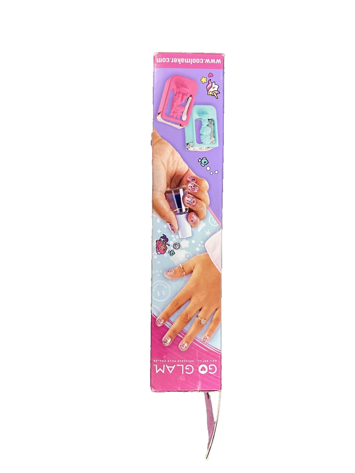 Cool Maker, GO GLAM Nail Kit Refill with Unicorn & Mermaid Designs, Style 80 NEW