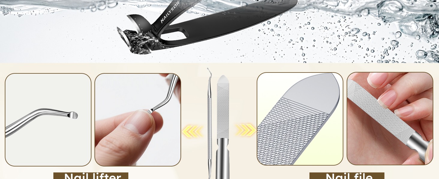 Upgrade Extended Toenail Clippers for Thick Toenails, Long Handled Nail