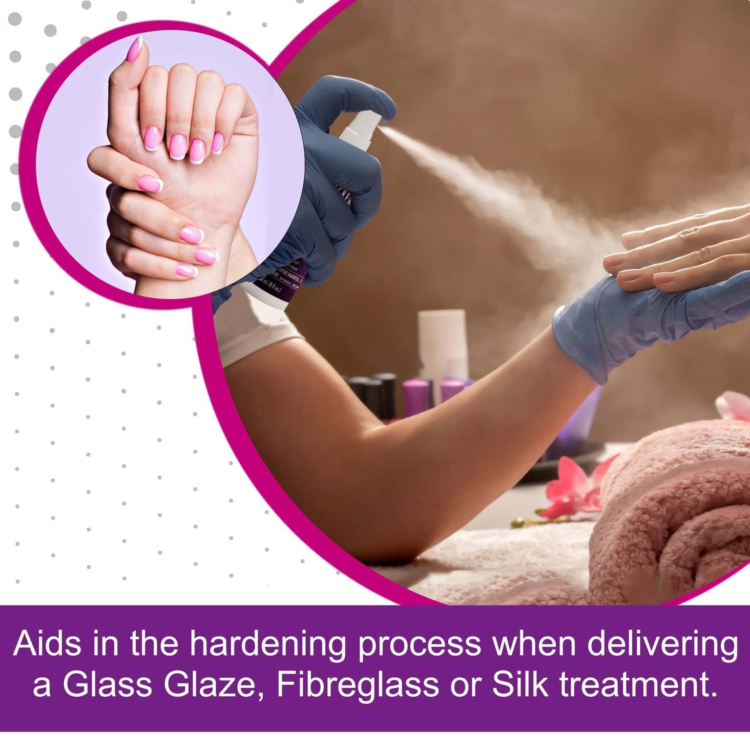 Backscratchers Extreme Glass Glaze Kikr Spray Activator – Quick Dry Nail Resi…