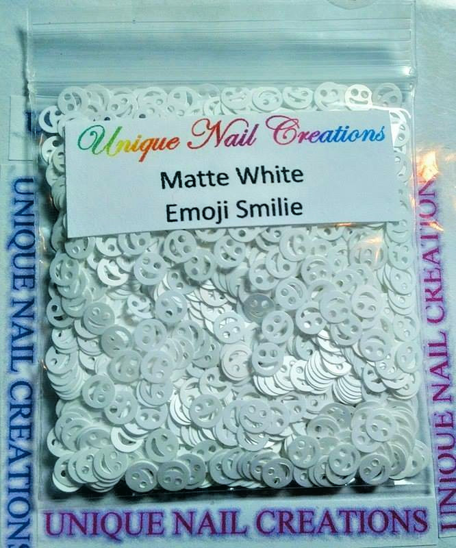 NEW COLORS ADDED!*EMOJI Shape~U CHOOSE~Nail•Acrylic•Gel•Body Art•Face•Festival