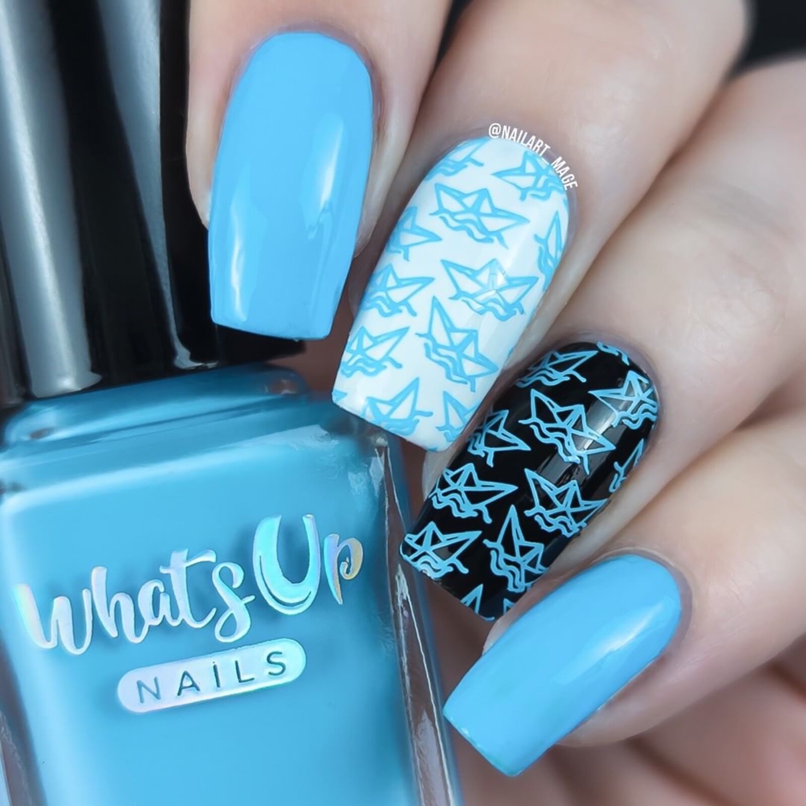 Sky Glider Stamping Polish (Light Blue), Nail Polish for Nail Art