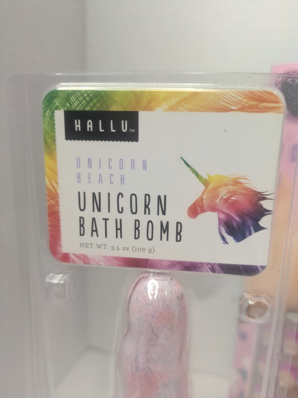 Unicorn 7-Day Acrylic 84 Press On Nail Kit And Matching Bath Bomb Girls Gift Set