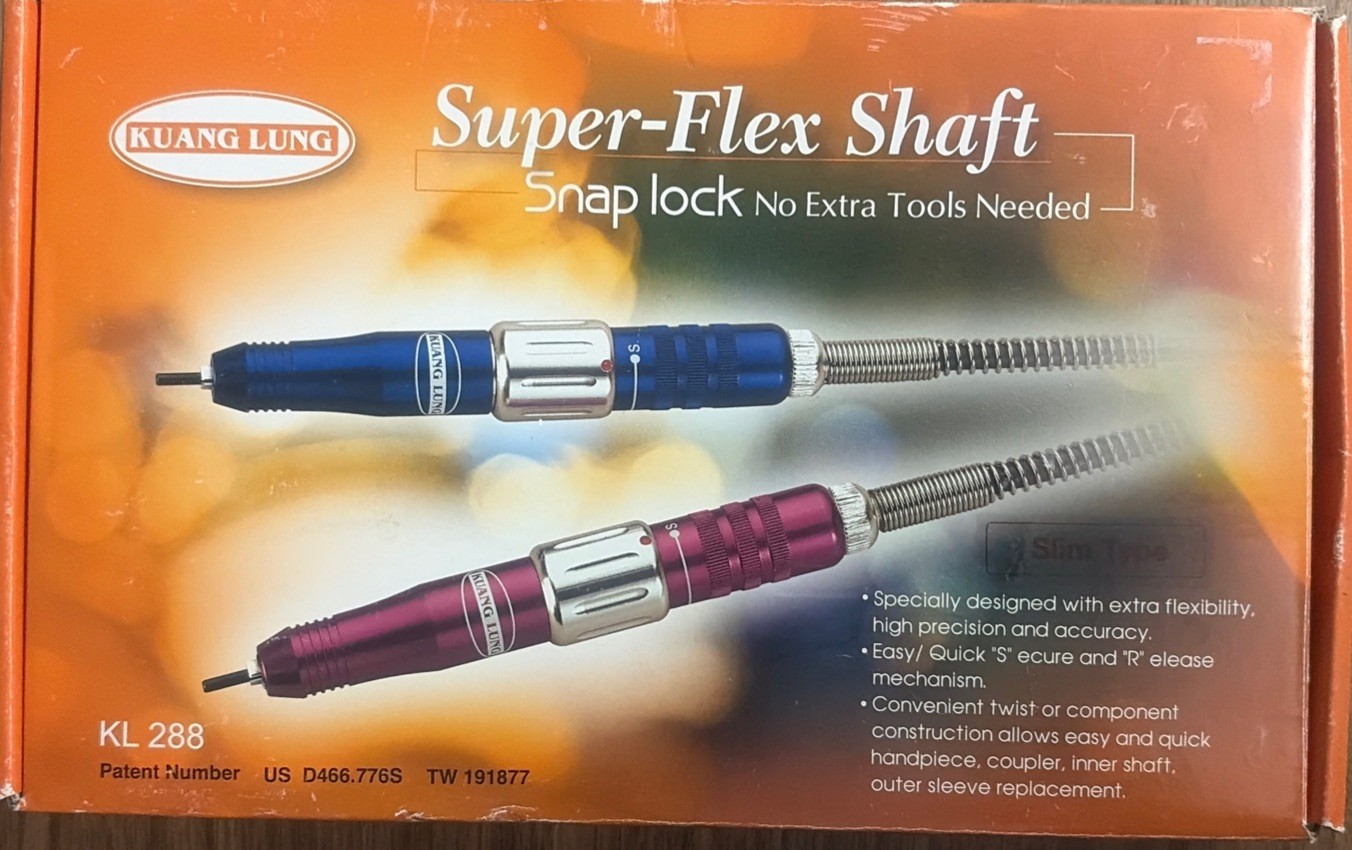 Kuang Lung KL 288 Super Flex Shaft Nail Drill For Professional Manicure – NIB