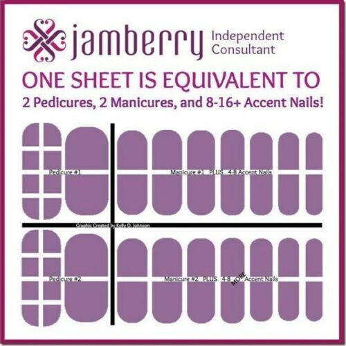 Jamberry~”Happy Birthday”~Nail Wraps~Full Sheet~(K004)~Consultant Exclusive~NIP