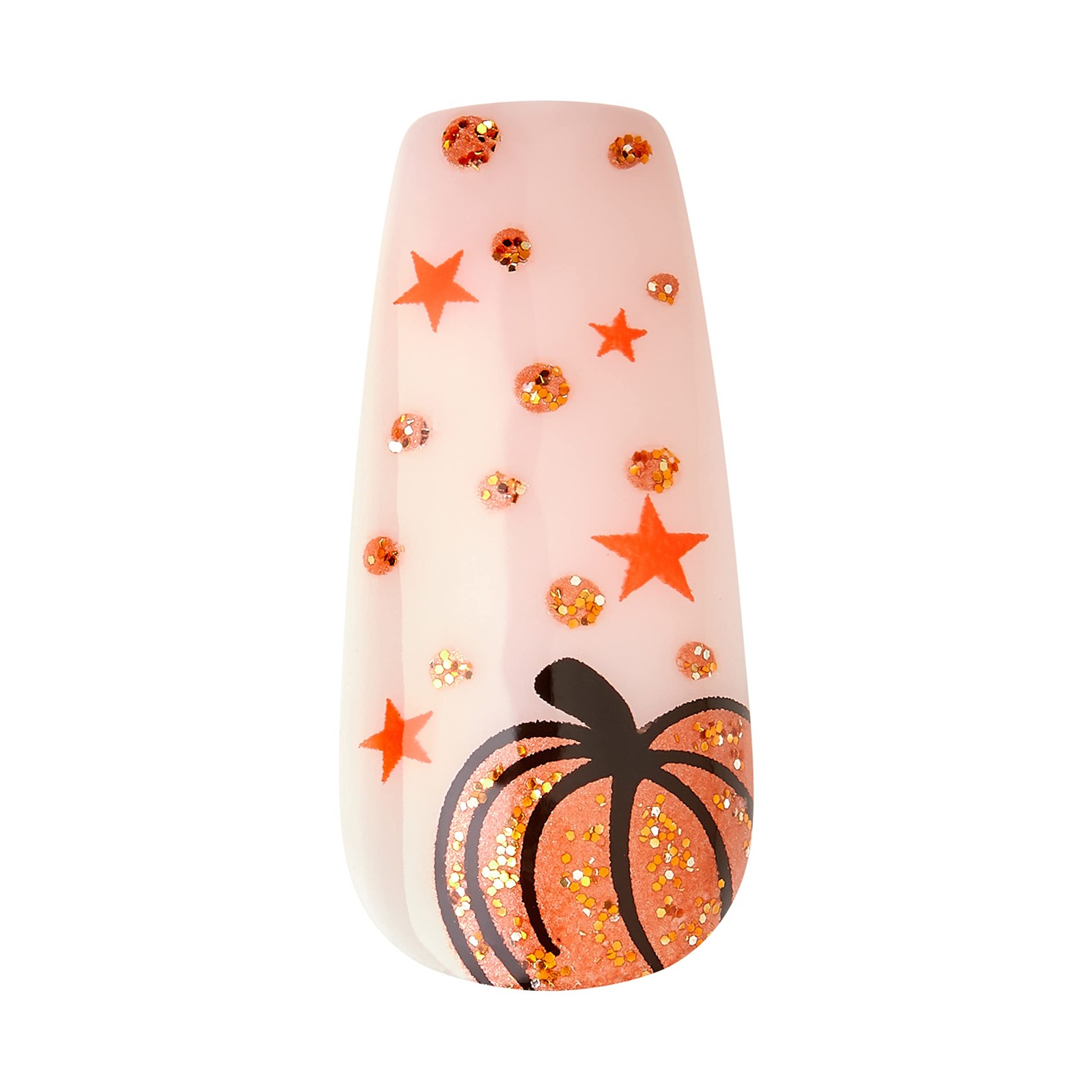 KISS Special Design Halloween Fake Nails, 31 Piece Set, Multicolored