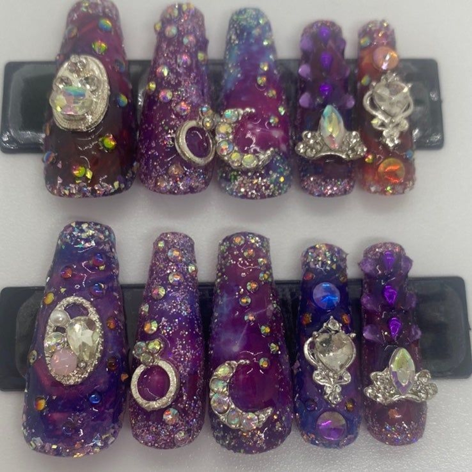 Galaxy Bling Press On Nail Set