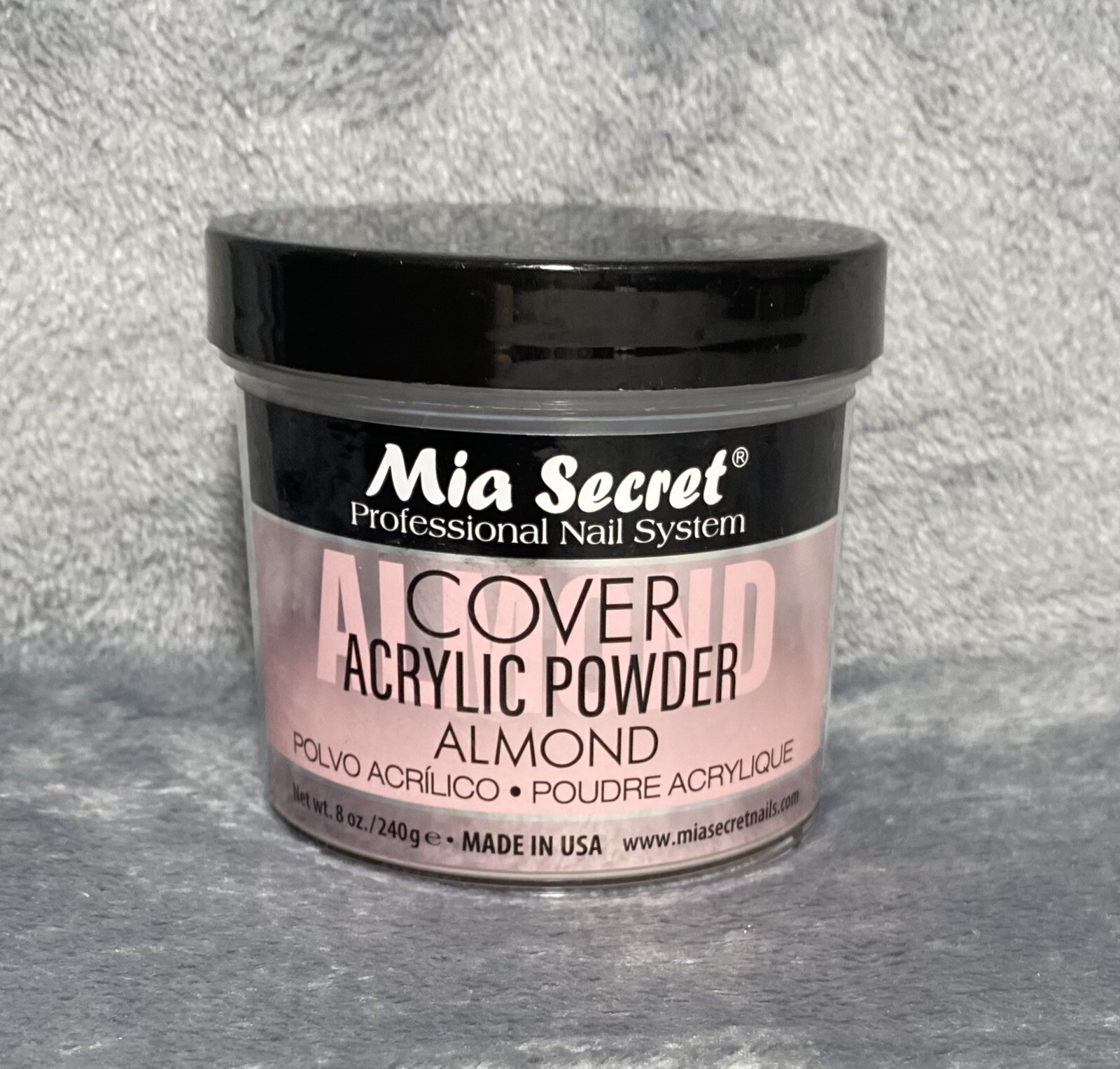 Mia Secret Acrylic Powder Cover Almond Professional Nail System 8 Oz 240 g NEW