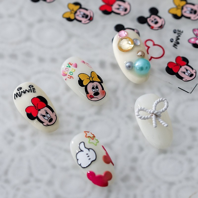 Mickey Mouse Nail Stickers, Theme Nail Art Decals (20)