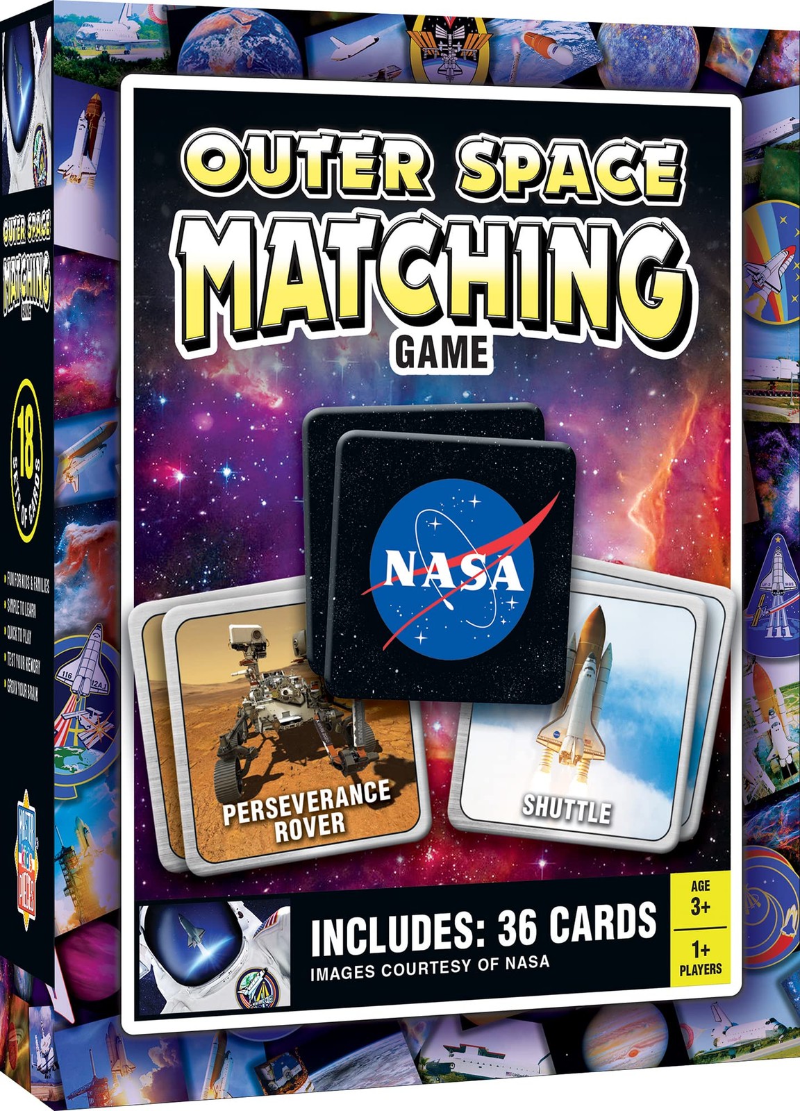 MasterPieces Kids Games – NASA Matching Game – for and Team Color