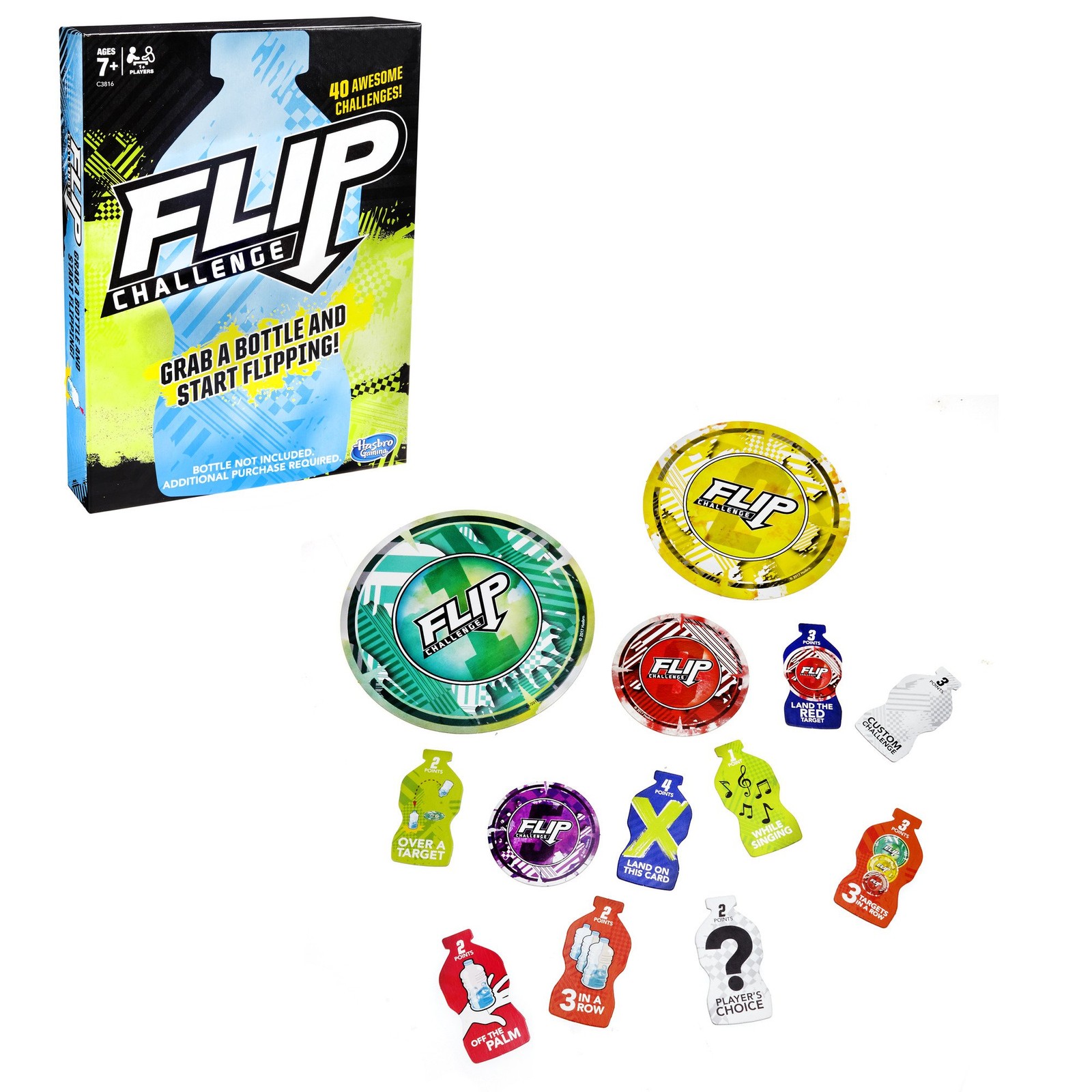Hasbro Gaming Flip Challenge Compact/Small, Multicolor
