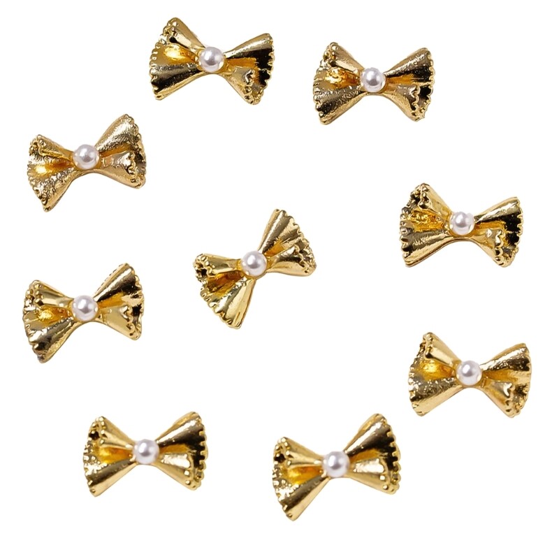 50x Sweet Bowknot Bow Nails Art Supplies for Party
