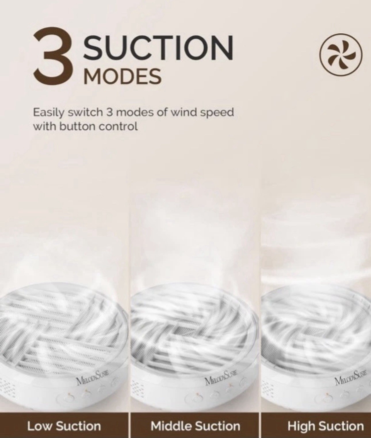 MelodySusie Nail Dust Collector And UV Nail Lamp Combo