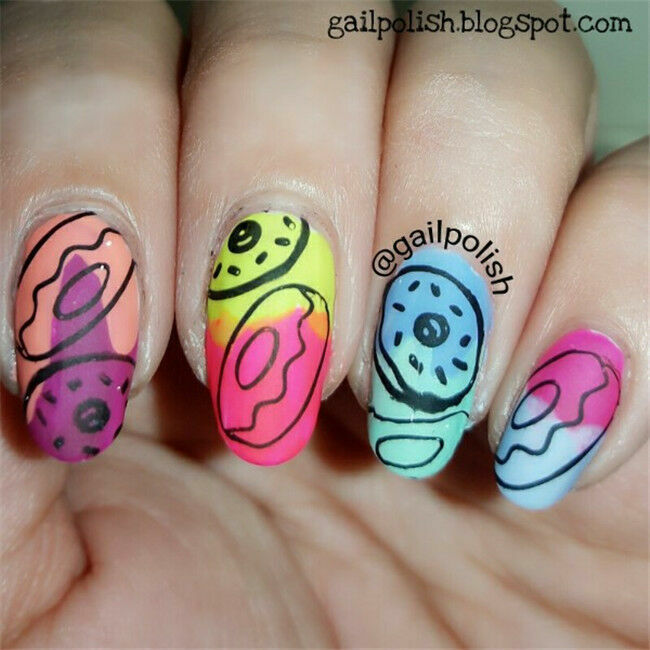 NEW NJX 009 Manicure Nail Art Stamp Template Food Dessert Design Image Plate