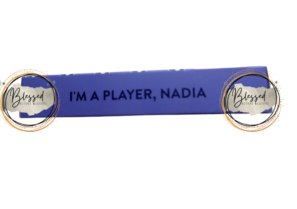 Red Aspen Press On Nails-EXCLUSIVE I’m a Player, Nadia Acrylic Squoval