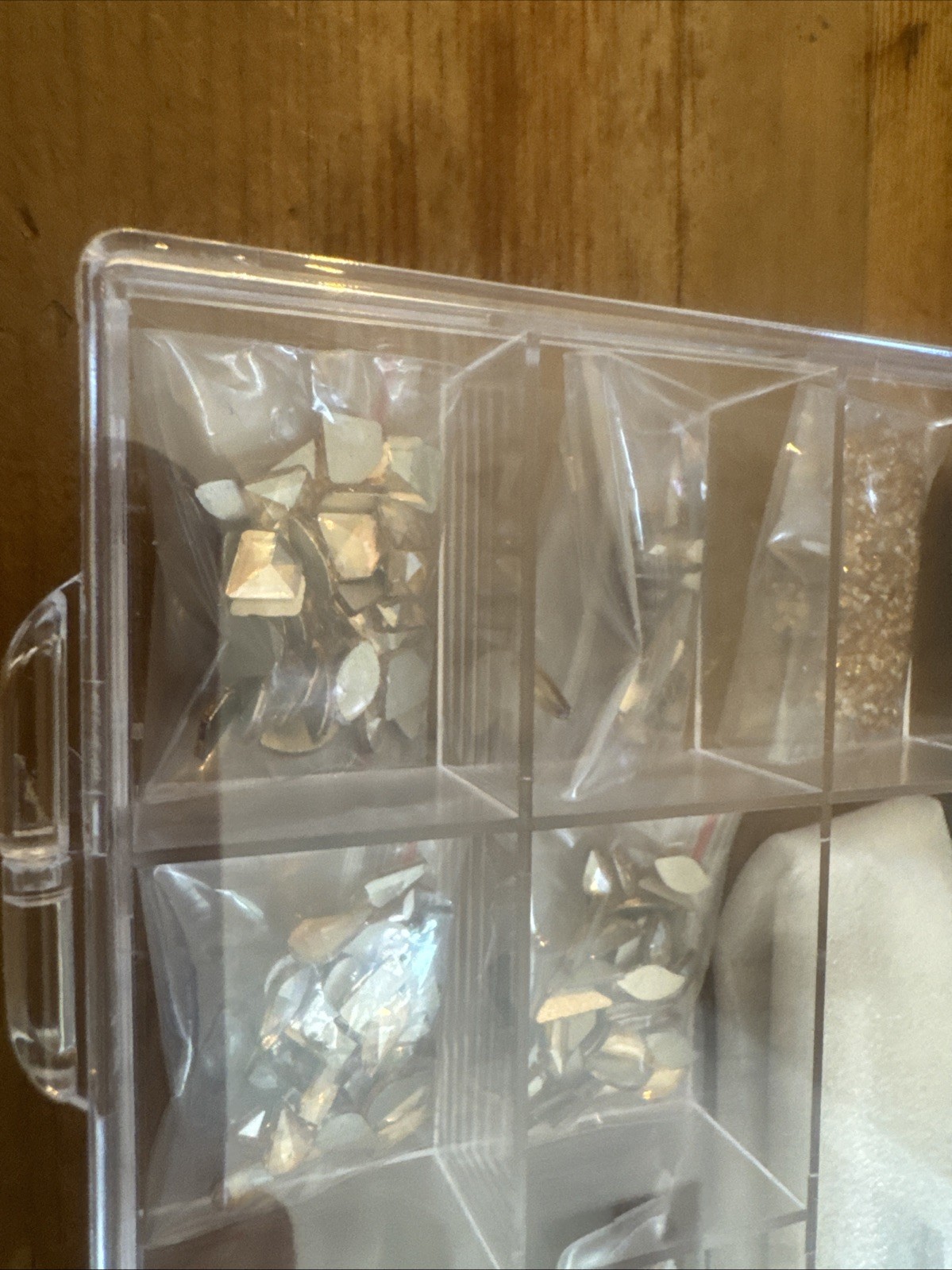 Tatiwoo Gold Nail Crystals Kit Champaign Over A Dozen Different Designs