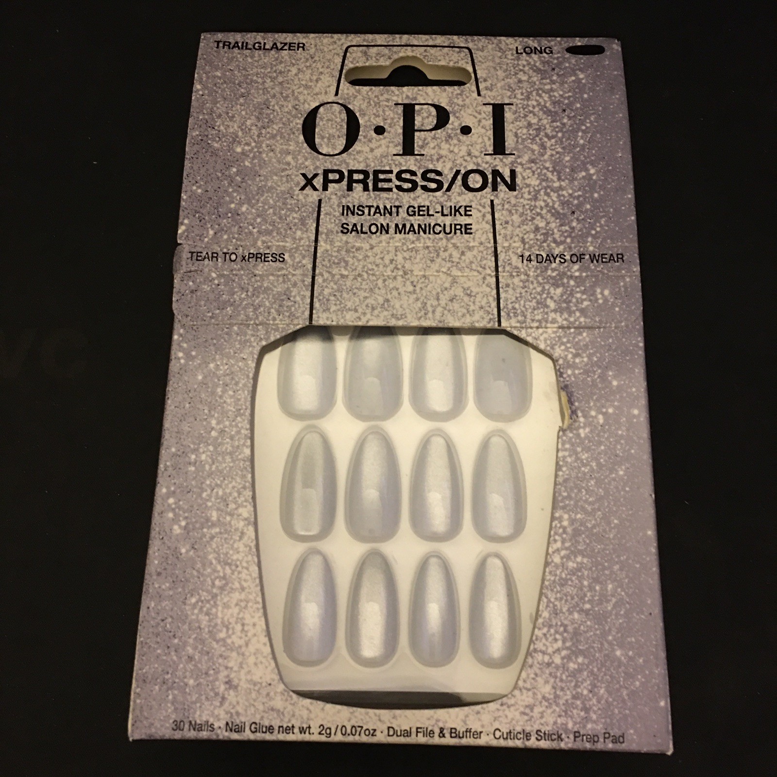 OPI xPress On – Trailglazer Instant Gel-Like Salon Manicure Long Nails Sealed