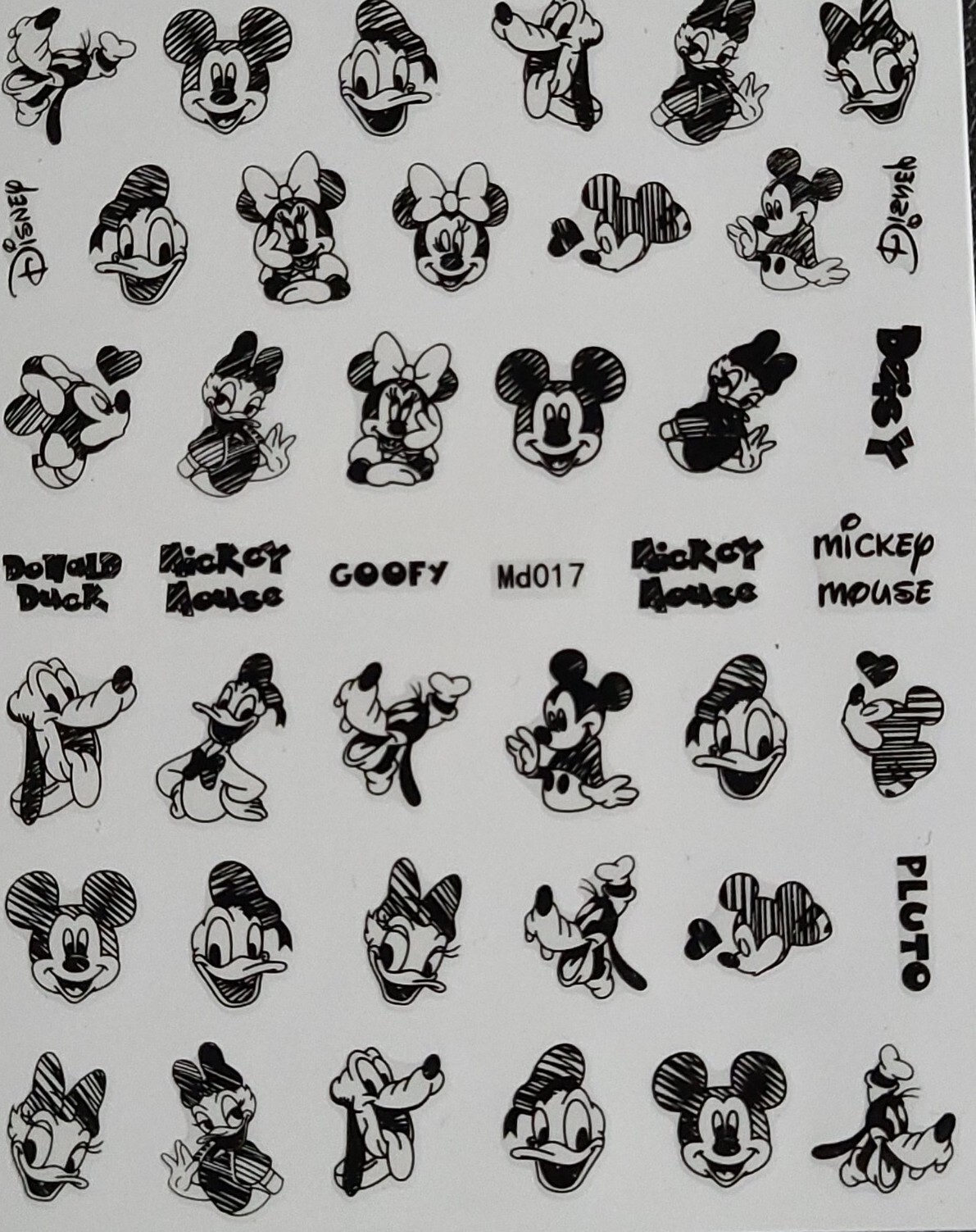 Disney MickeyMouse Nail Art Stickers