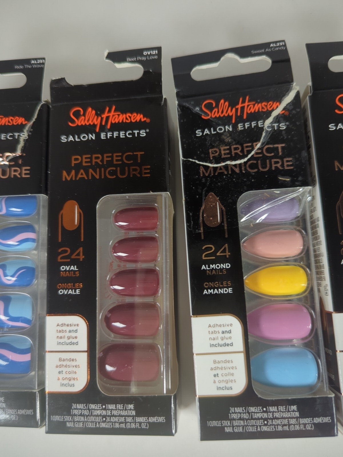 Sally Hansen Perfect Manicure Lot of 4 Sweet as Candy ASAP Apple Ride the Wave