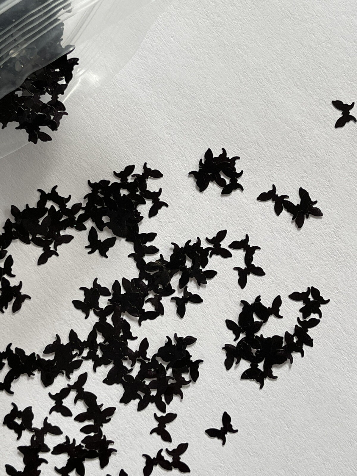 Butterfly 2 Black Nail Glitter | 1 TSP | Gel Nail Art & Acrylic