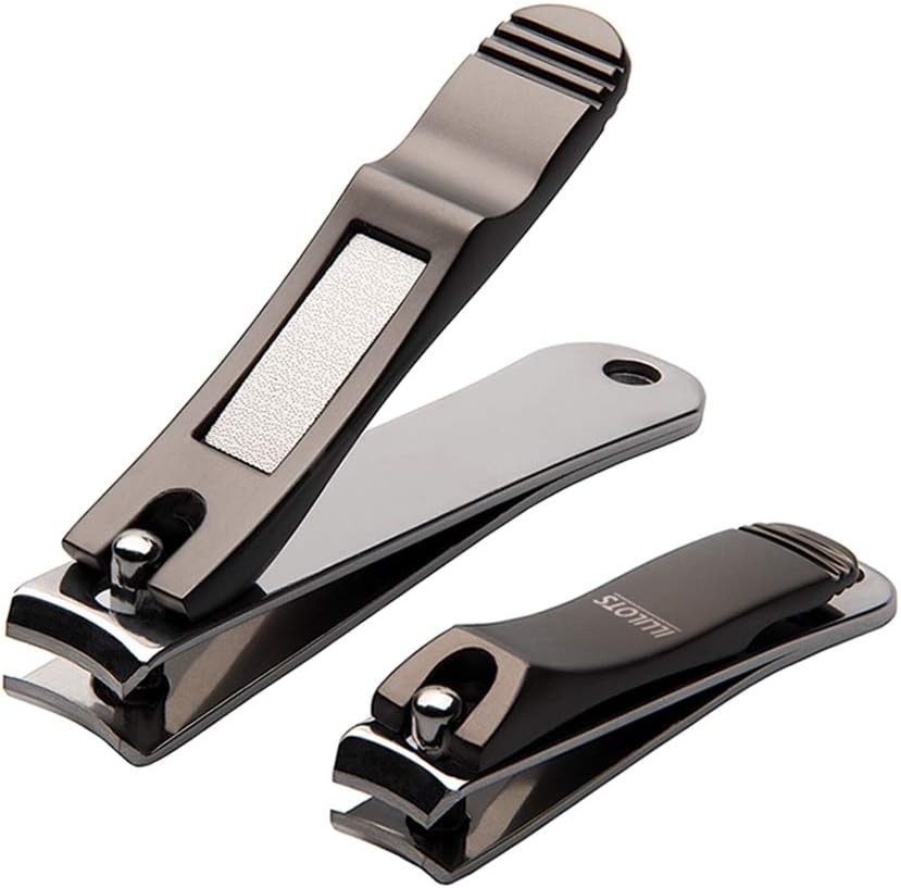 Nail Clippers Set with Build-in Nail File, Durable Zinc Alloy