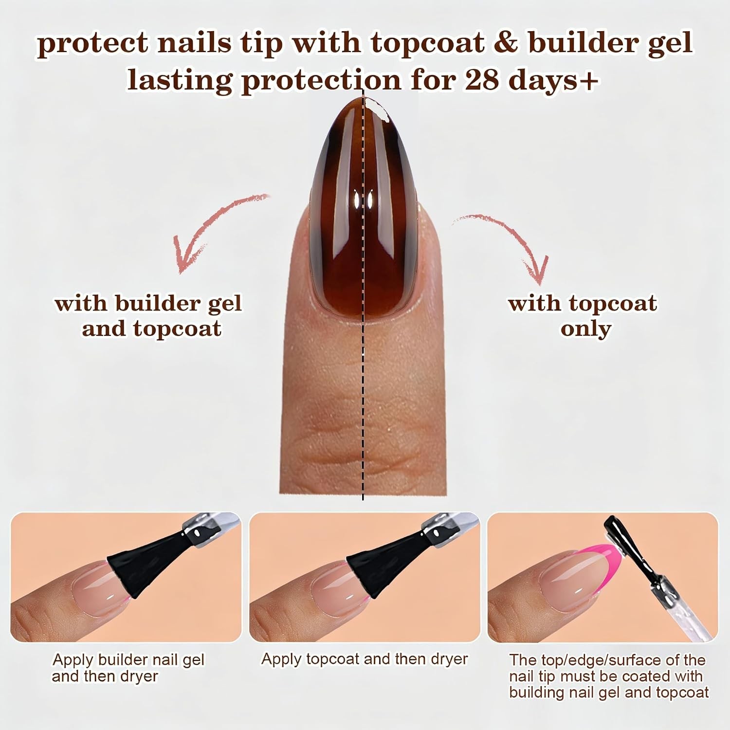 Tortoiseshell Short Almond Press on Nails, Soft Gel Nail Tips | Soak Off Acry…