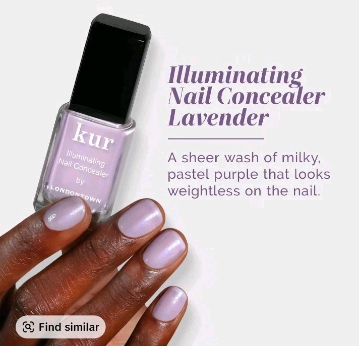 KUR~Londontown~Lavender Illuminating Nail Concealer Kit Drying Oil