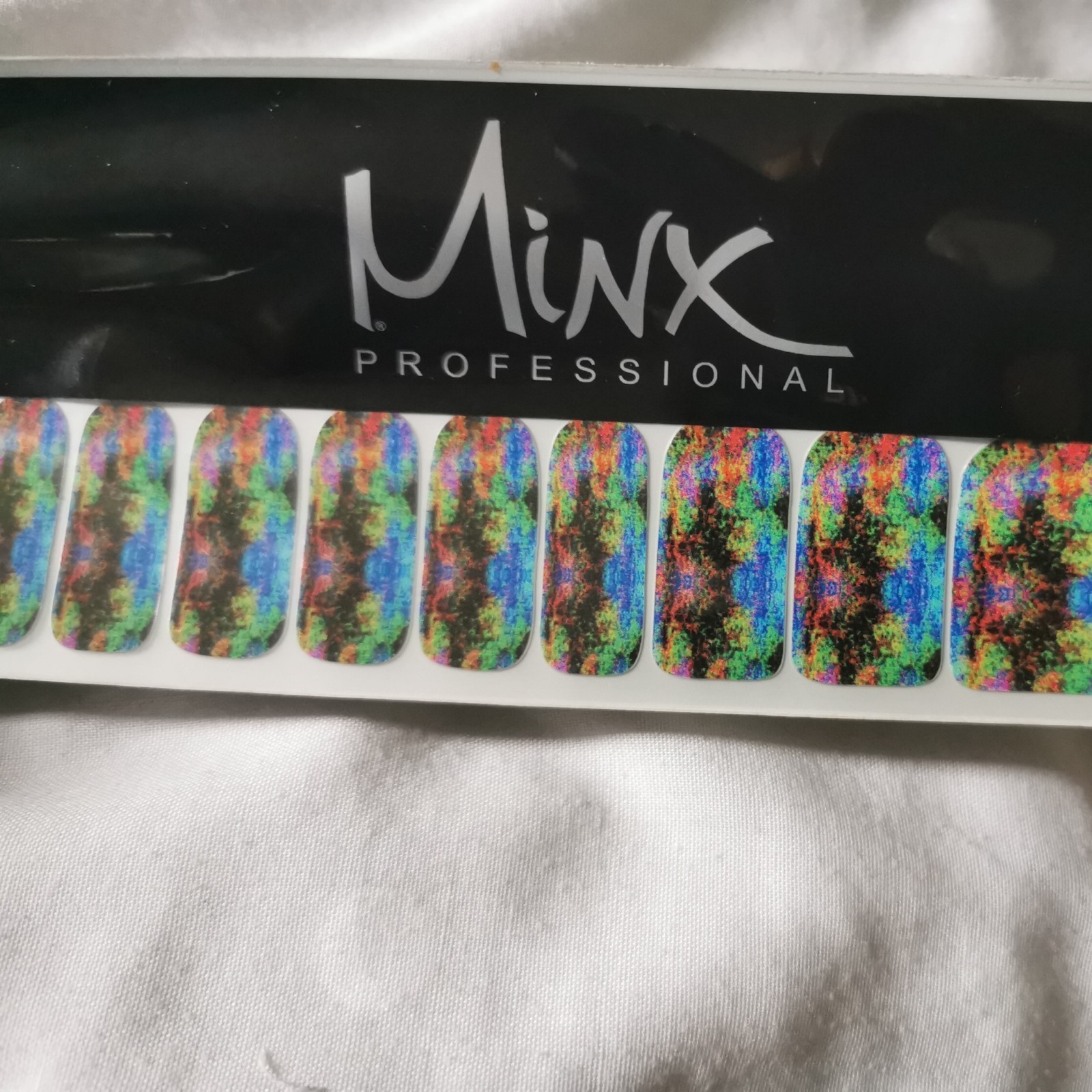 Tie dye MINX PROFESSIONAL NAIL WRAPS NEW SALON QUALITY