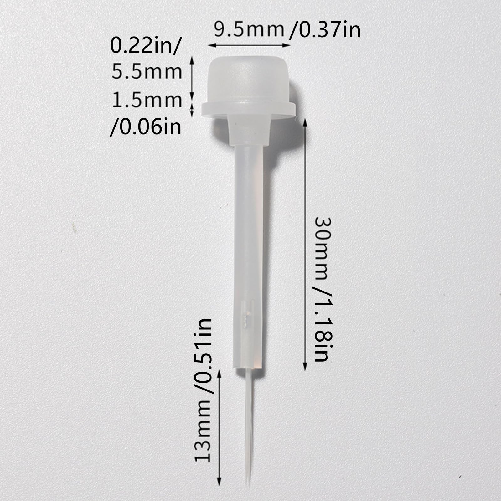 20 Pcs Nail Polish Brush Replacement Dip Powder Liquid Replacement Brushes Na…