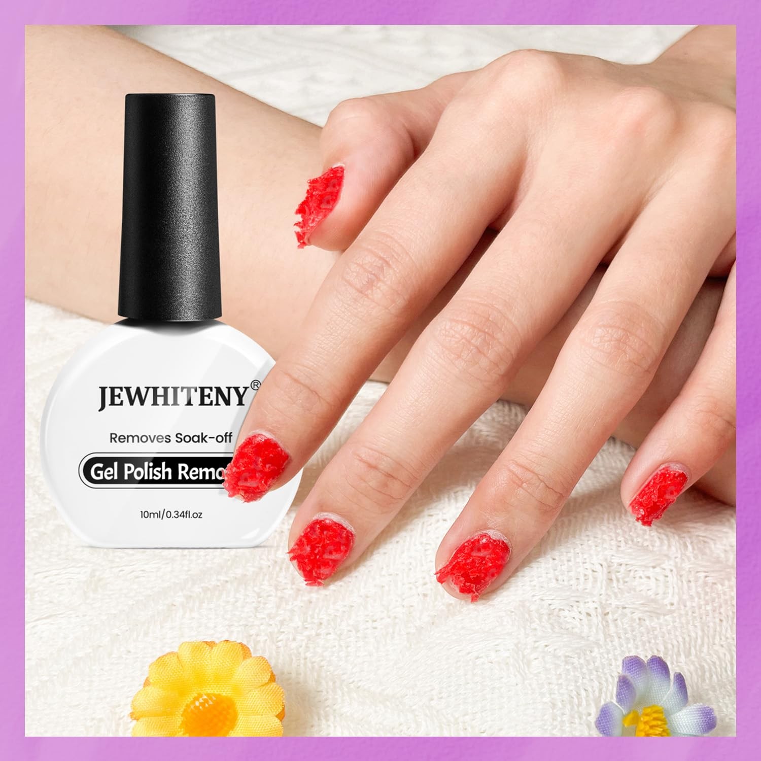 JEWHITENY Gel Nail Polish Remover Clear
