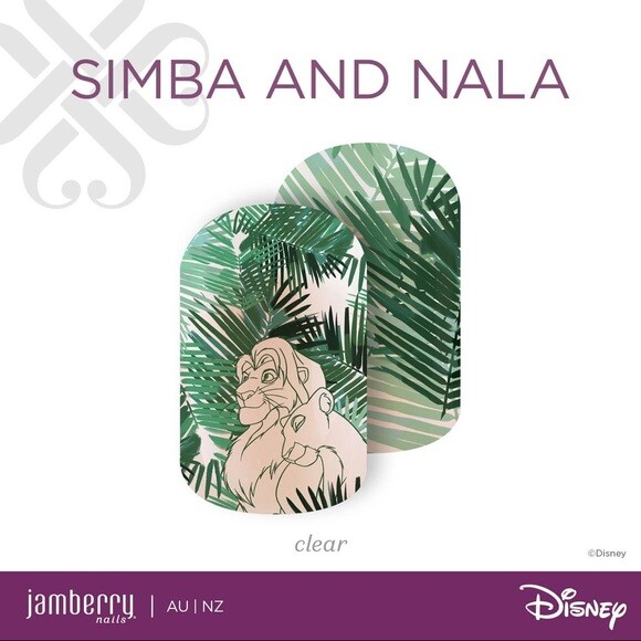 Jamberry Disney Nail Wrap. LION KING. You Choose – Half Sheet