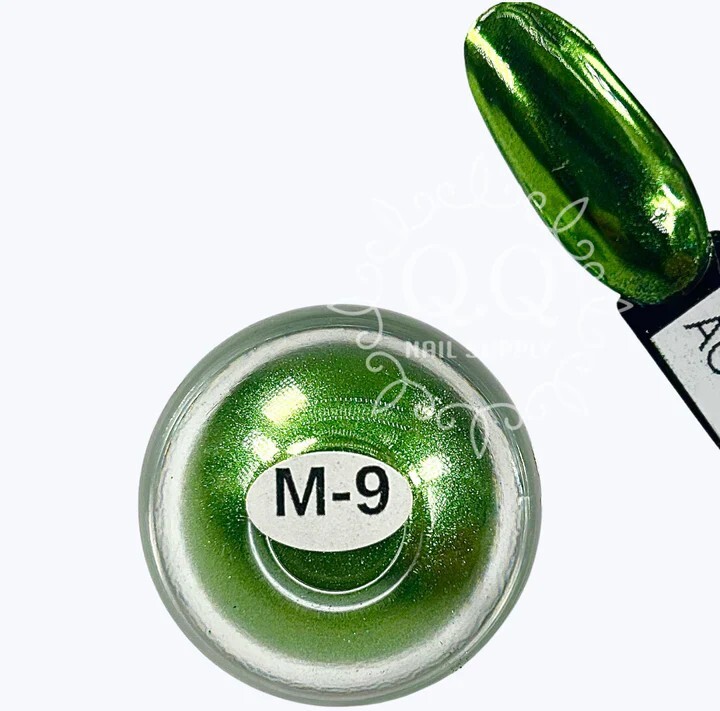Aora Metal Chrome Powder M-9 Green 1g